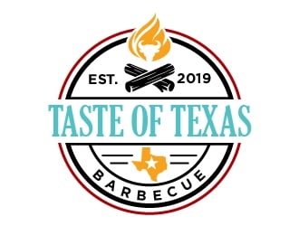 Taste of Texas Barbecue logo design by cybil