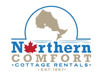 Northern Comfort Cottage Rentals logo design by DreamLogoDesign