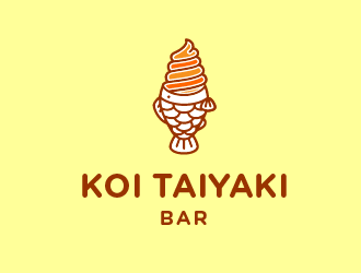 KOI TAIYAKI BAR logo design by SOLARFLARE