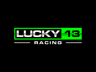Lucky 13 Racing logo design by haidar