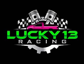 Lucky 13 Racing logo design by usef44