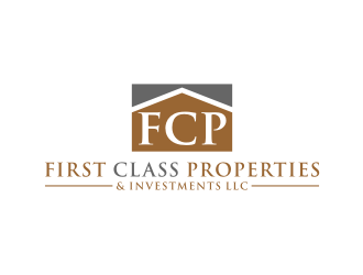 First Class Properties & Investments LLC logo design by bricton