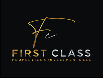 First Class Properties & Investments LLC logo design by bricton