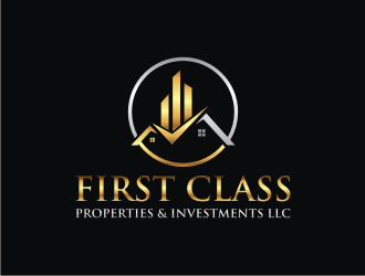 First Class Properties & Investments LLC logo design by Sheilla