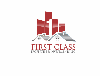 First Class Properties & Investments LLC logo design by up2date