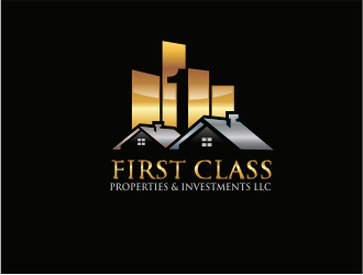 First Class Properties & Investments LLC logo design by up2date