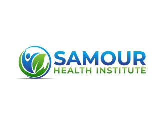 SAMOUR Health Institute logo design by pixalrahul