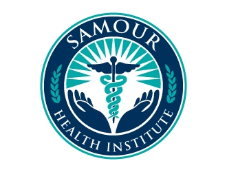 SAMOUR Health Institute logo design by jaize