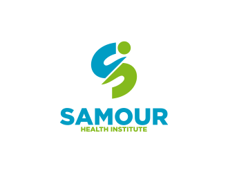 SAMOUR Health Institute logo design by ekitessar
