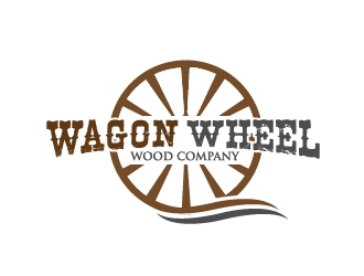 Wagon Wheel Wood Company logo design by STTHERESE