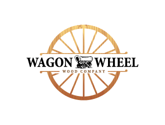 Wagon Wheel Wood Company logo design by torresace