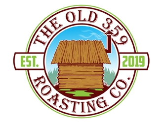 The Old 359 Roasting Co. logo design by MAXR