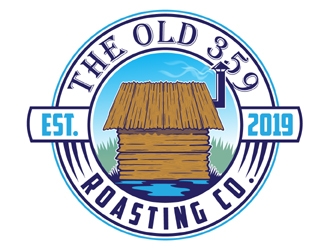 The Old 359 Roasting Co. logo design by MAXR