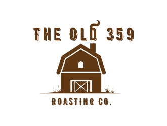 The Old 359 Roasting Co. logo design by heba