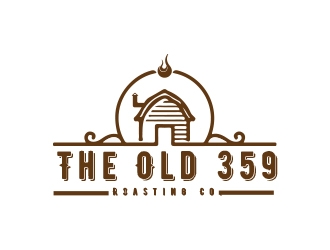 The Old 359 Roasting Co. logo design by heba