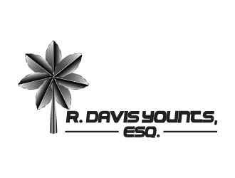 R. Davis Younts, Esq. logo design by aryamaity