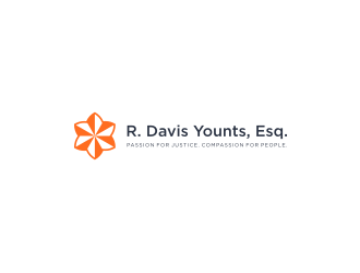 R. Davis Younts, Esq. logo design by Susanti