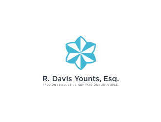 R. Davis Younts, Esq. logo design by Susanti