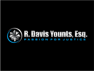 R. Davis Younts, Esq. logo design by Girly