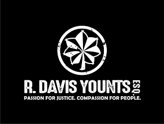 R. Davis Younts, Esq. logo design by haze