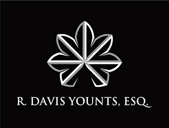 R. Davis Younts, Esq. logo design by gitzart