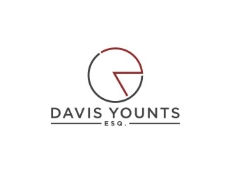 R. Davis Younts, Esq. logo design by bricton
