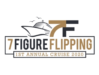 7 Figure Flipping logo design by MAXR