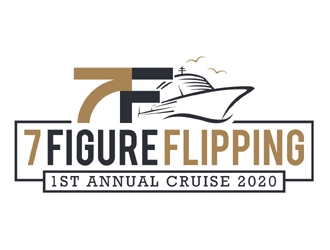 7 Figure Flipping logo design by MAXR