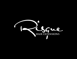 Risque hair extensions logo design by hopee