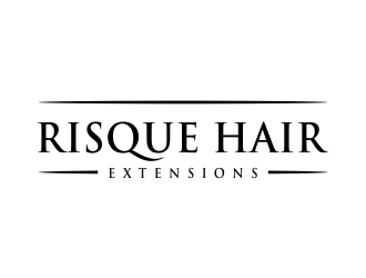Risque hair extensions logo design by creator_studios