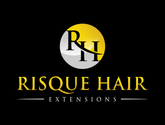Risque hair extensions logo design by creator_studios