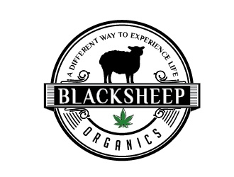 Blacksheep Organics logo design by Rachel