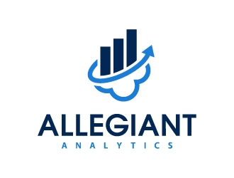 Allegiant Analytics logo design by BrainStorming