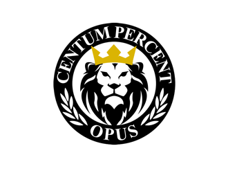 100% Work or One Hundred Percent Work logo design by kunejo