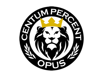 100% Work or One Hundred Percent Work logo design by kunejo