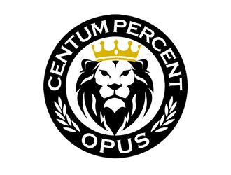 100% Work or One Hundred Percent Work logo design by kunejo