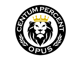 100% Work or One Hundred Percent Work logo design by kunejo