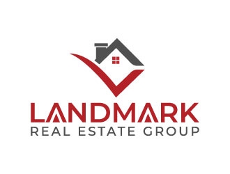 Landmark Real Estate Group logo design by pixalrahul