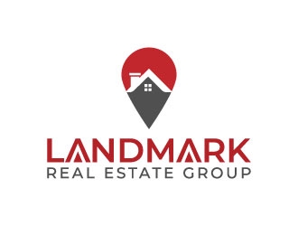 Landmark Real Estate Group logo design by pixalrahul
