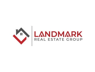 Landmark Real Estate Group logo design by pixalrahul