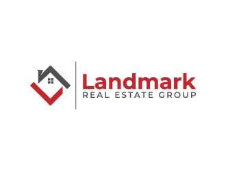 Landmark Real Estate Group logo design by pixalrahul