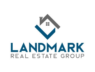 Landmark Real Estate Group logo design by pixalrahul