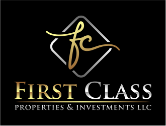 First Class Properties & Investments LLC logo design by cintoko
