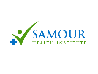 SAMOUR Health Institute logo design by BeDesign