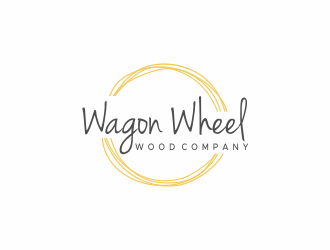 Wagon Wheel Wood Company logo design by afra_art