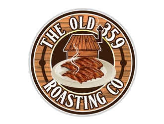 The Old 359 Roasting Co. logo design by DreamLogoDesign