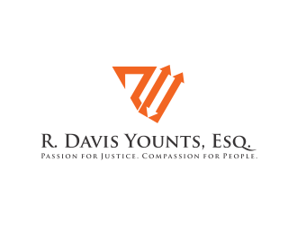 R. Davis Younts, Esq. logo design by santrie