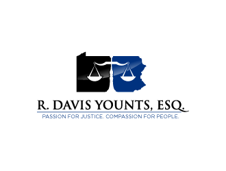 R. Davis Younts, Esq. logo design by torresace