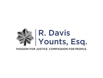 R. Davis Younts, Esq. logo design by oke2angconcept