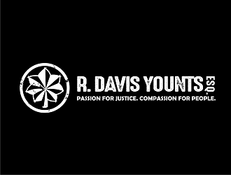 R. Davis Younts, Esq. logo design by haze